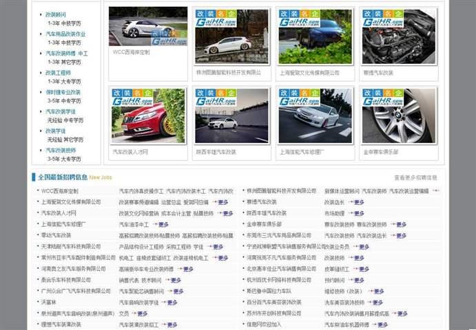 中国汽车改装人力资源