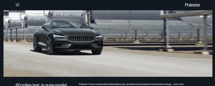  Polestar极星,Polestar 1