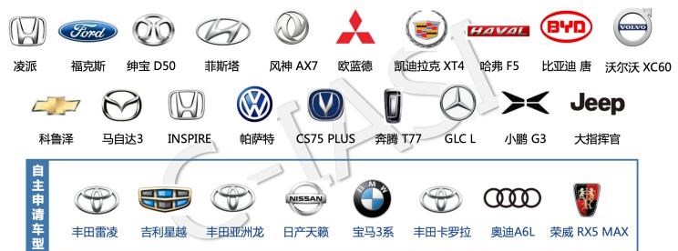  凯迪拉克,凯迪拉克XT4,大众,帕萨特,东风风神,风神AX7,宝马,宝马3系,沃尔沃,沃尔沃XC60,路虎,发现,荣威,荣威RX5 MAX,小鹏,小鹏G3,荣威RX5,丰田,卡罗拉