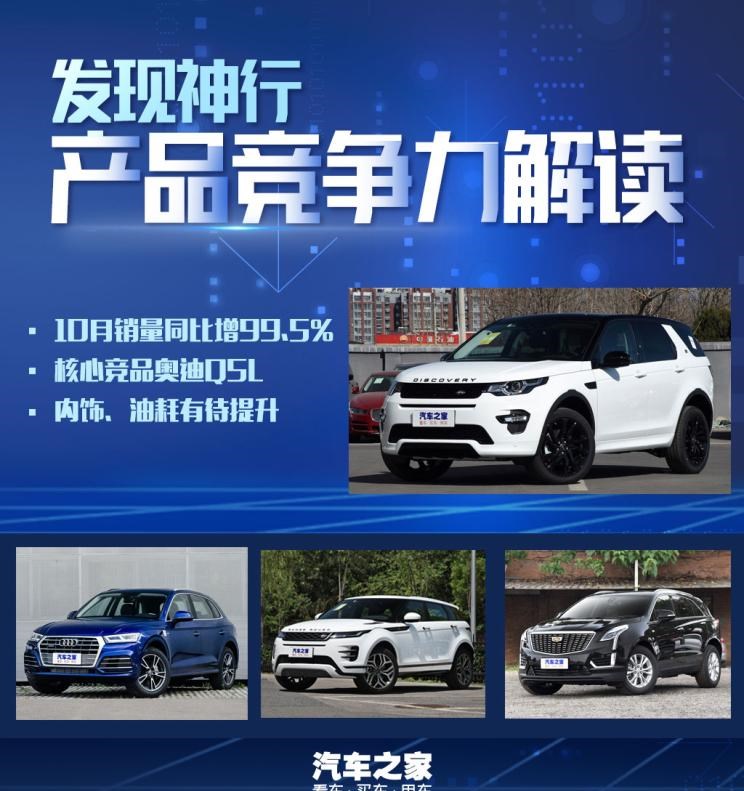  凯迪拉克,凯迪拉克XT5,路虎,揽胜,奥迪,奥迪Q5L,发现,揽胜极光